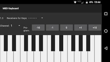 MIDI Keyboard controller app