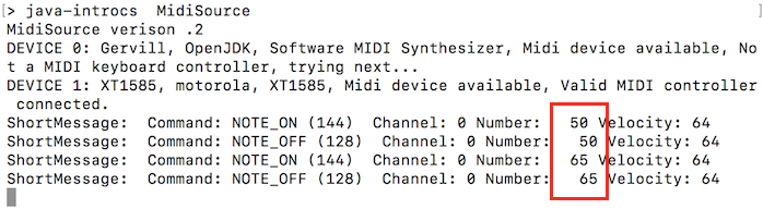 MIDI messages