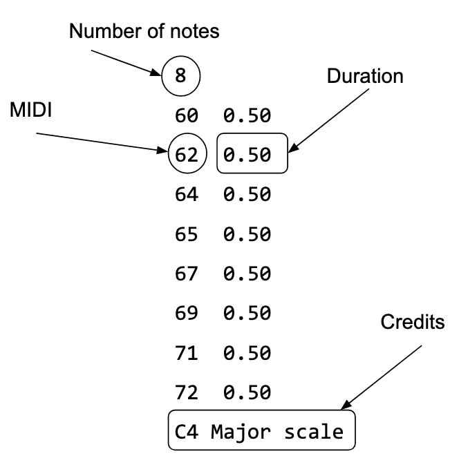 input file format