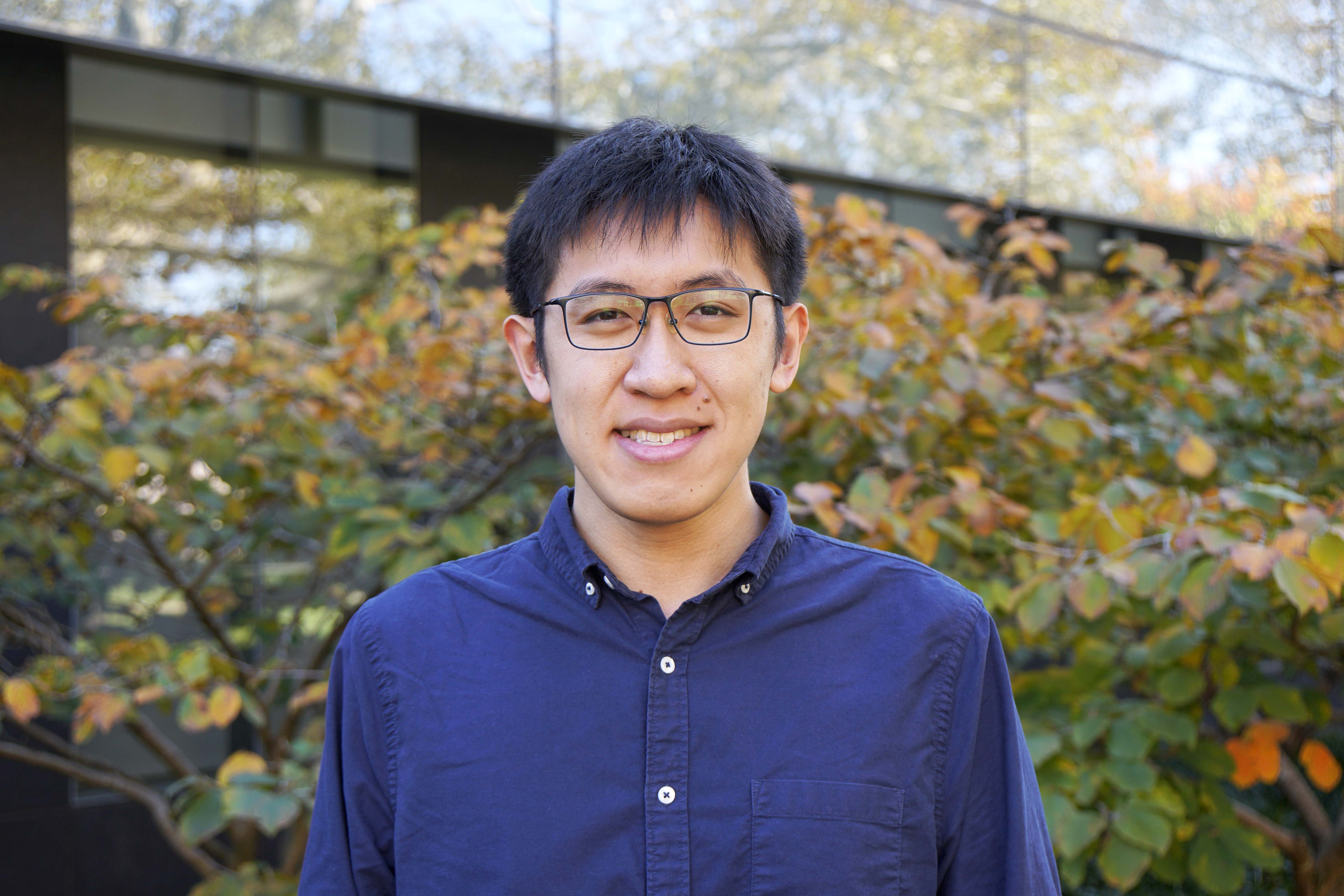 Ethan Tseng standing outdoors