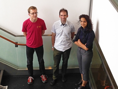 Image of Philipp Winter, Prof. Nick Feamster, and Roya Ensafi